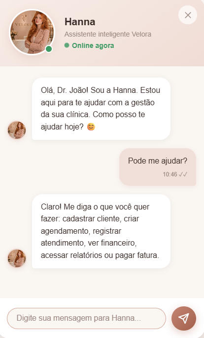Hanna IA - modo claro